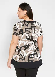Long-Shirt mit Kurzarm, bonprix
