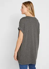 Longshirt mit umgeschlagenem Ärmel (2er Pack), bonprix