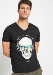 T-shirt avec col V, Slim Fit, RAINBOW