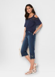 Capri Jeans mit Schmetterling, bpc selection