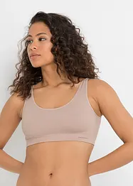 Lot de 2 brassières côtelées sans coutures Feel Comfort, bonprix