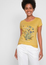 T-shirt coton avec imprimé, bpc bonprix collection