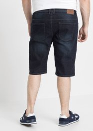 Stretch-Jeans-Bermuda mit verstärktem Schritt, Regular Fit, bonprix