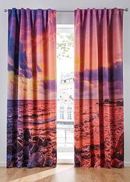 Verdunkelungsvorhang mit Druck Meer (2er Pack), bpc living bonprix collection