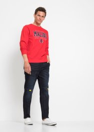 Baggy Fit Stretch-Jeans, Tapered, RAINBOW