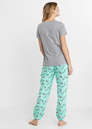 Pyjama mit Schlafmaske, bonprix