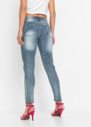 Skinny-Jeans mit bunten Destroy-Effekten, RAINBOW