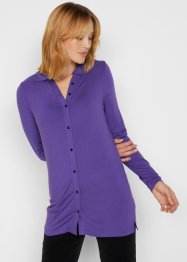 Jersey-Shirtbluse mit Knopfleiste, bpc bonprix collection
