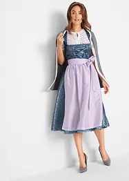 Dirndl mit Schürze in Midilänge (2-tlg. Set), bonprix