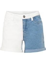 Jeans-Shorts in Patchwork-Optik, BODYFLIRT