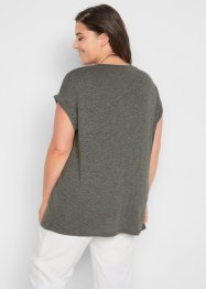 Longshirt mit umgeschlagenem Ärmel (2er Pack), bpc bonprix collection