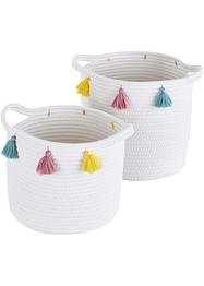 Korb mit Pompons, bpc living bonprix collection