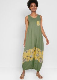 Maxi Baumwoll-Kleid in O-Form, bpc bonprix collection