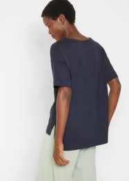 Oversize T-Shirt mit Seitenschlitzen, bpc bonprix collection