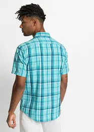 Chemise manches courtes en seersucker 100% coton, bonprix