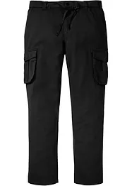 Pantalon droit cargo 100% coton, Regular, bonprix