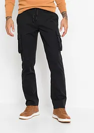 Pantalon droit cargo 100% coton, Regular, bonprix