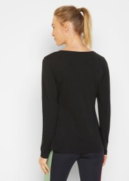 T-shirt manches longues avec coton bio, bpc bonprix collection