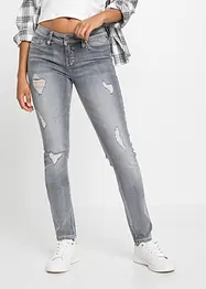 Jean Skinny avec effets déchirés, bonprix