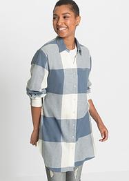 Flanellbluse mit graphischem Muster, RAINBOW
