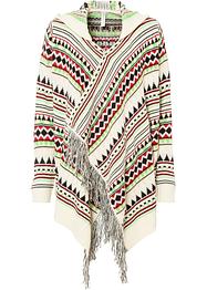 Strickjacke mit Fransen, RAINBOW