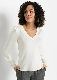 Pull avec boutons bijoux, bonprix