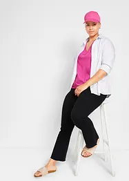 Lot de 2 leggings évasés en coton mélangé, bonprix