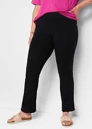 Lot de 2 leggings évasés en coton mélangé, bonprix