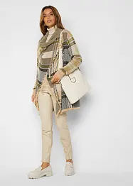 Longstrickjacke mit Fransen, bonprix