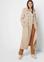 Long-Trenchcoat mit Taillengürtel, bonprix