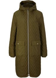 Manteau matelassé avec capuche et fentes latérales, bpc bonprix collection