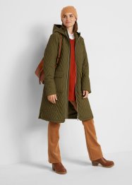 Manteau matelassé avec capuche et fentes latérales, bpc bonprix collection