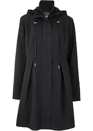 Manteau à capuche et pli, forme évasée, bonprix