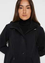 Manteau à capuche et pli, forme évasée, bonprix