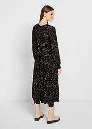 Jerseykleid aus Viskose mit Bindeband, mittellang, bpc bonprix collection