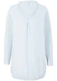 T-shirt coton avec détail ruchés et taille élastiquée, bpc bonprix collection