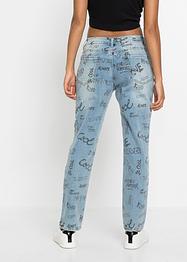 Boyfriend-Jeans bedruckt, RAINBOW