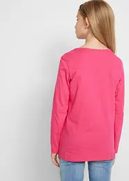 Mädchen Langarmshirt aus Bio Baumwolle (2er Pack), bonprix