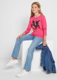 Mädchen Langarmshirt aus Bio Baumwolle (2er Pack), bpc bonprix collection