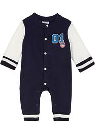 Baby Sweat-Jumpsuit aus Bio-Baumwolle, bpc bonprix collection