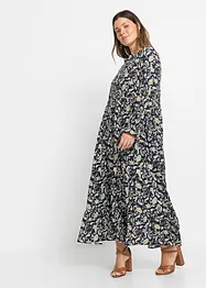 Robe longue imprimée en viscose, bonprix