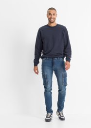 Regular Fit Thermojeans mit Cargotaschen, Tapered, John Baner JEANSWEAR
