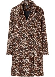 Manteau oversize à motif léopard, RAINBOW