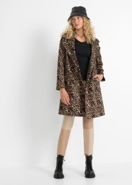 Manteau oversize à motif léopard, RAINBOW
