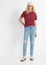 Mom-Jeans aus reiner Baumwolle, RAINBOW