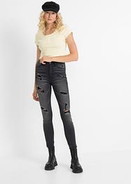 Skinny-Jeans mit Destroy-Effekten, RAINBOW