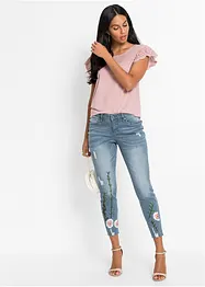 Jean skinny extensible à taille mi-haute, bonprix