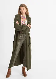 Oversize-Strickjacke in Midilänge, bonprix