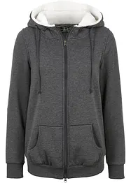 Umstands-Sweatjacke mit Baby-Einsatz und flauschiger Innenseite, bonprix