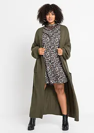 Oversize-Strickjacke in Midilänge, bonprix